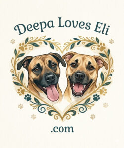 Deepa and Eli in a heart